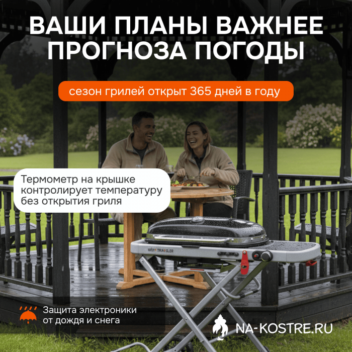 Газовый гриль Weber Traveler 9010033