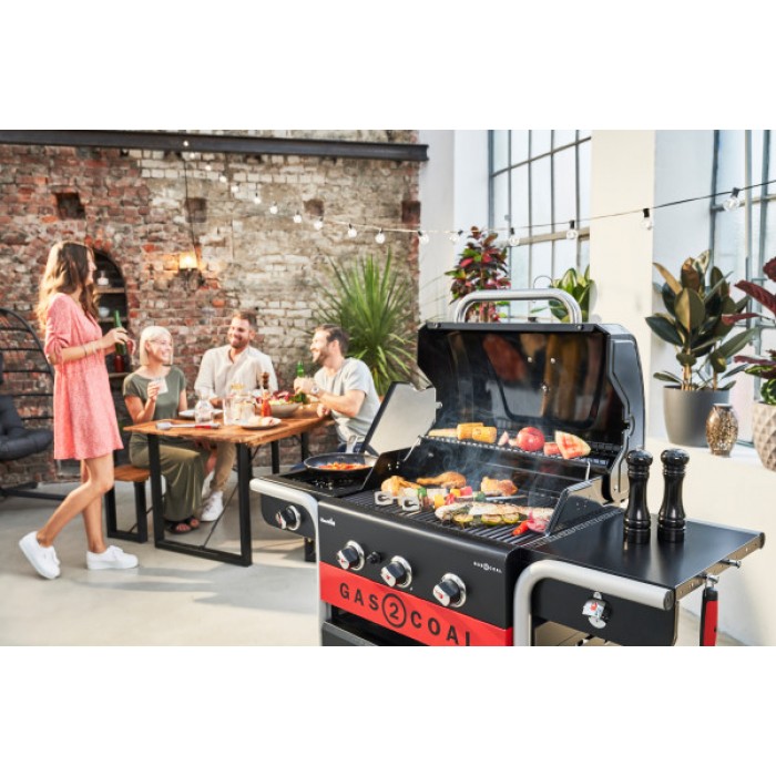 Угольный + Газовый гриль Char-Broil Gas2Coal Hybrid 3B 2.0