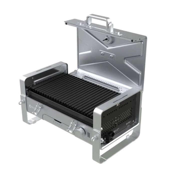 Портативный газовый гриль Karbo Grill X1 Natural Grey