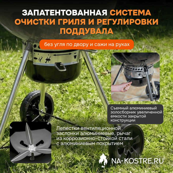 Угольный гриль Weber Master-Touch GBS SMOKE 57 cm 1502203