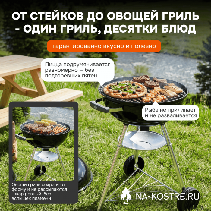 Угольный гриль Weber Compact Kettle 47 cm 1502054