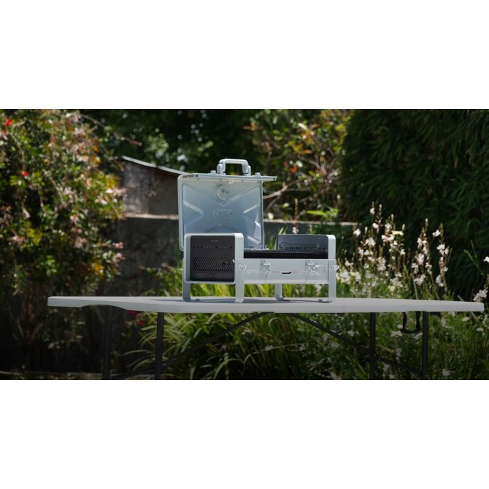 Портативный газовый гриль Karbo Grill X1 Natural Grey