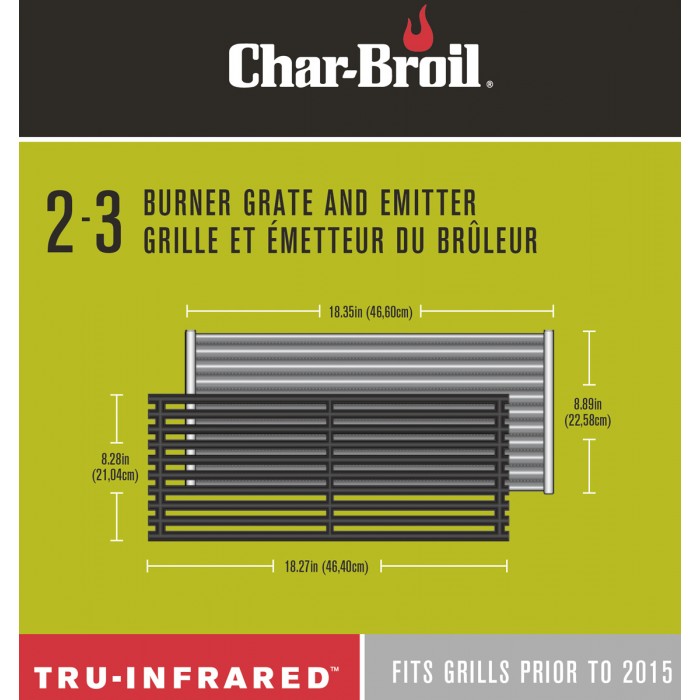 Решетка+пластина Char-Broil Infrared на Professional 2-3