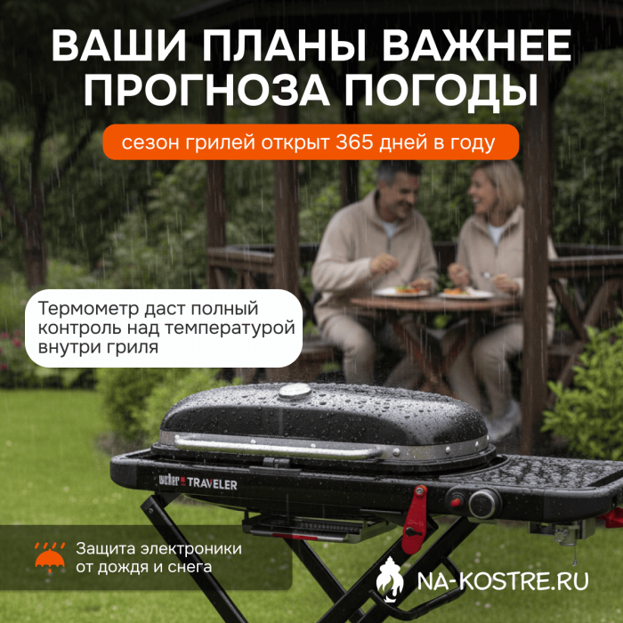 Газовый гриль Weber Traveler 1501742