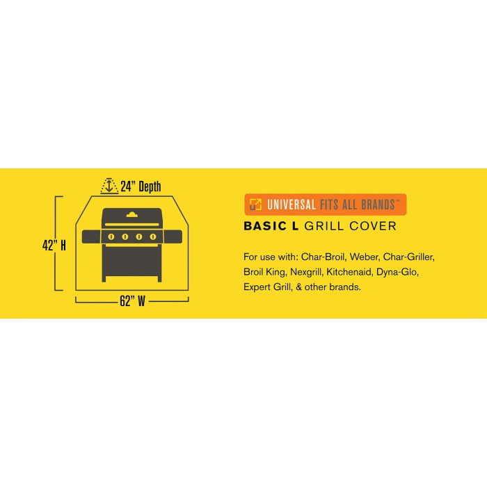 Чехол универсальный Char-Broil Basic для 3-4 гор. грилей