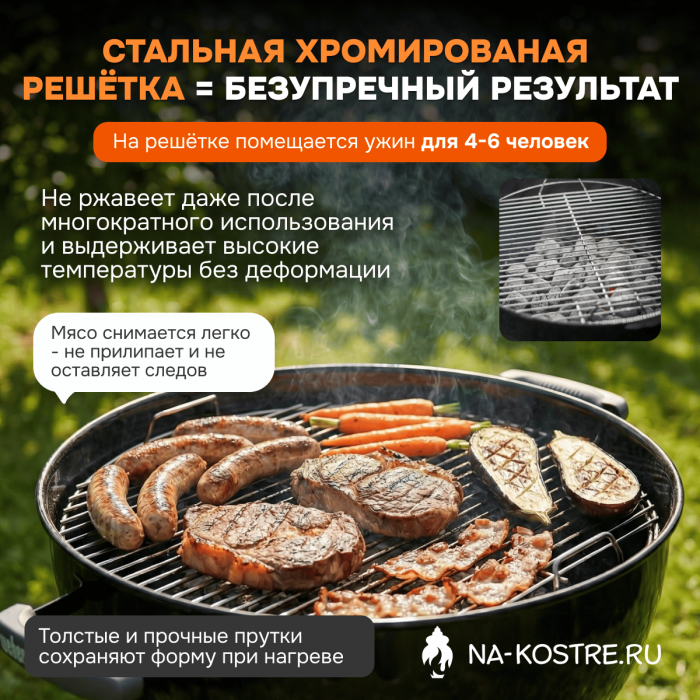 Угольный гриль Weber Bar-B-Kettle Bar-B Kettle 47 cm 1502055