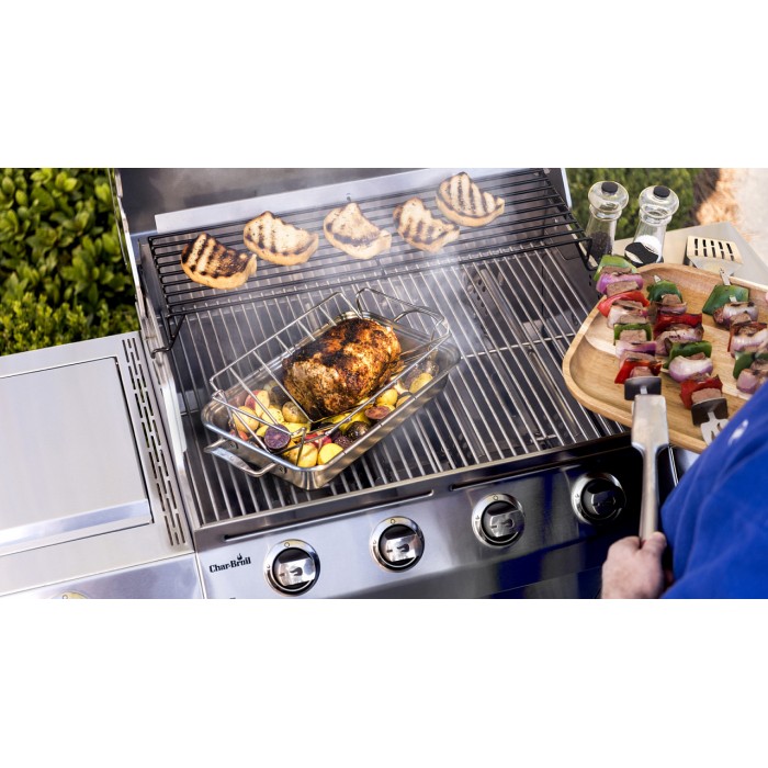 Подставка Char-Broil Grill+ для ребер и жарки