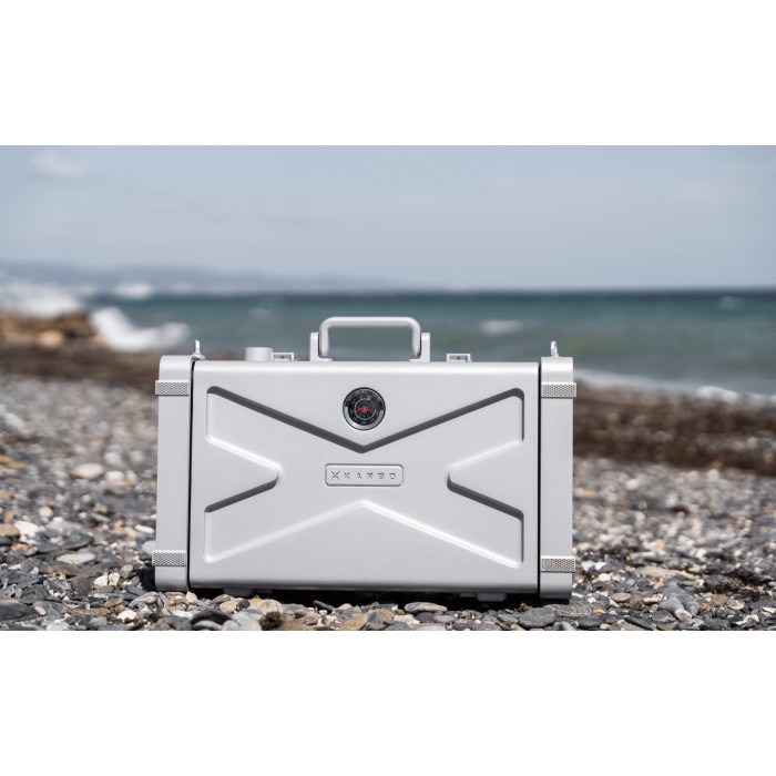 Портативный газовый гриль Karbo Grill X1 Natural Grey