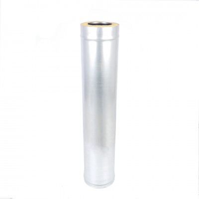 Сэндвич-труба Сталь Оц (1,0мм), L-0,5м диаметр дымохода: 120x200 мм