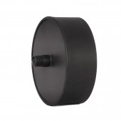 Заглушка с конденсатоотводом LAVA (черный) диаметр дымохода: 150 мм