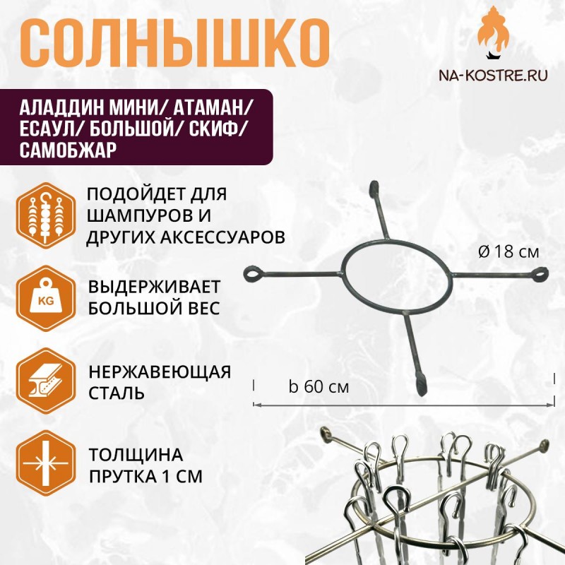 Мегакомплект тандыр "Атаман 2024" с откидной крышкой на колесах MAX