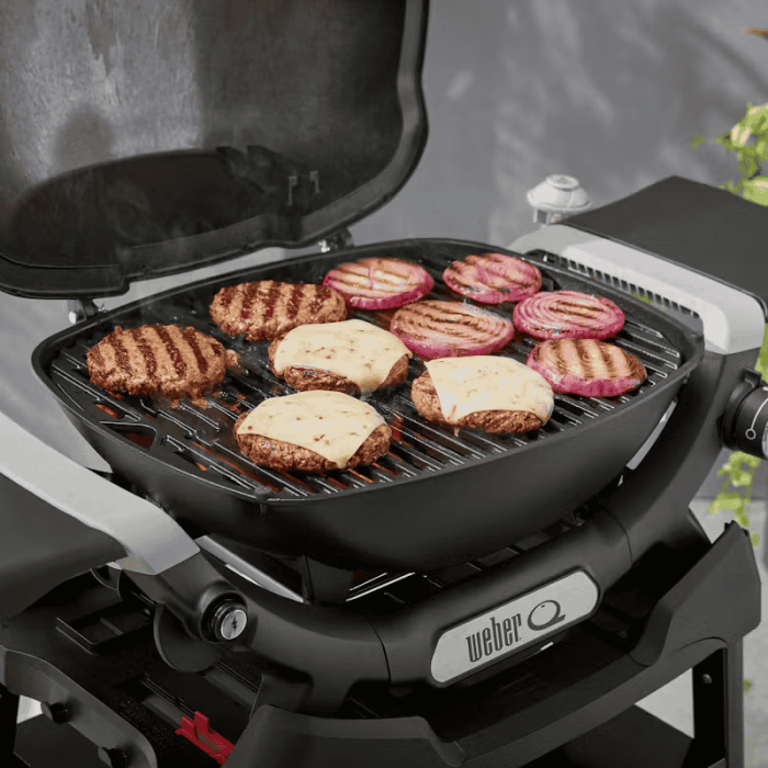 Газовый гриль Weber Q 1200 с подставкой 1501085