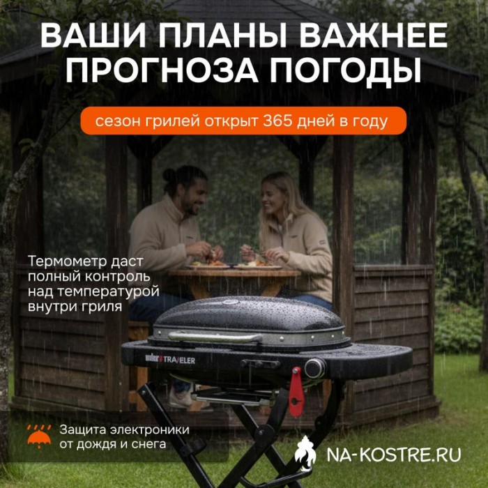 Газовый гриль Weber Traveler Compact 1501747