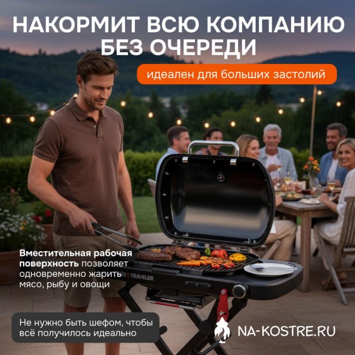 Газовый гриль Weber Traveler Compact 1501747