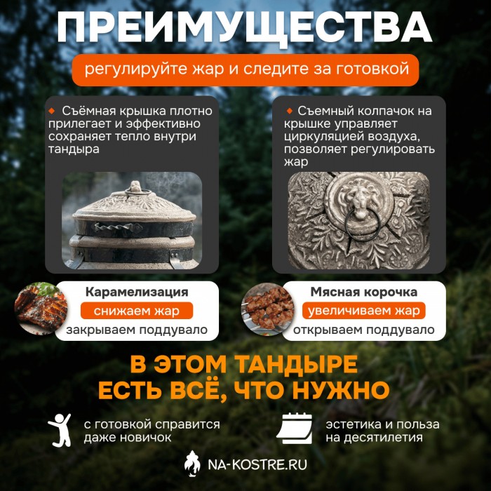 Тандыр Барельеф Баран дровяной