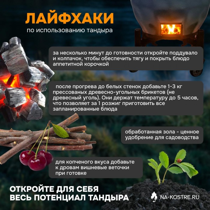 Тандыр Сармат утепленный на колесах с откидной крышкой и термометром (Серый)